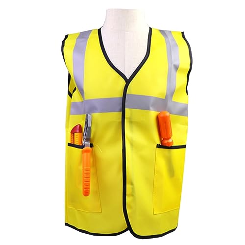 Healvian Kleidungsrequisiten des Ingenieurs Partyzubehör Kleidung für Rollenspiele Ingenieurkostüm Arbeitskostüm Gelb Healvian Kleidungsrequisiten des Ingenieurs Partyzubehör Kleidung für Rollenspiele Ingenieurkostüm Arbeitskostüm Gelb von Healvian