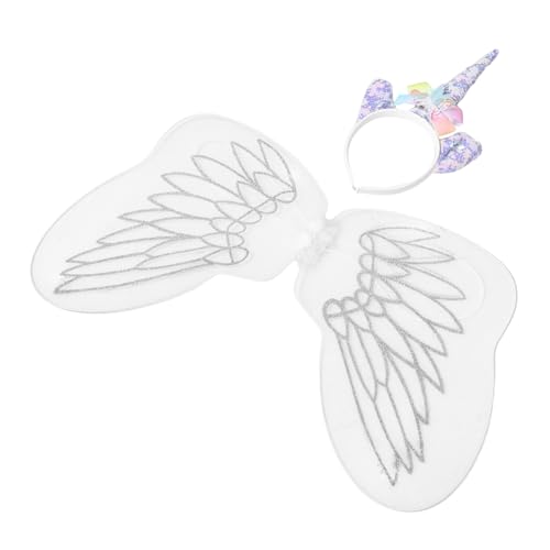 Healvian Kostüm Set mit Schmetterlingsflügeln Stirnband für Geburtstagsfeiern Ostern Cosplay Prop für Kreative Spiele Bühnenaufführungen Healvian Kostüm Set mit Schmetterlingsflügeln Stirnband für Geburtstagsfeiern Ostern Cosplay Prop für Kreative Spiele Bühnenaufführungen von Healvian