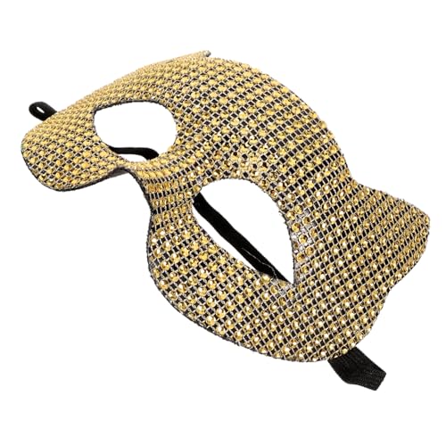 Healvian Kreative Katzenmaske Strapazierfähigem Material mit Strassdekoration für Cosplay und Halloween Partys Leicht und Komfortabel als Fotorequisit von Healvian