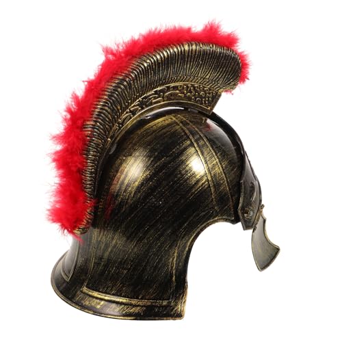 Healvian Kriegerhut Gladiator-Hut-Kostüm Cosplay-Helm römisches kostüm für erwachsene Herren Gladiatorhelm Kostüm römischer Helm Römische Hüte römischer Hut Plastik Golden Healvian Kriegerhut Gladiator-Hut-Kostüm Cosplay-Helm römisches kostüm für erwachsene Herren Gladiatorhelm Kostüm römischer Helm Römische Hüte römischer Hut Plastik Golden von Healvian