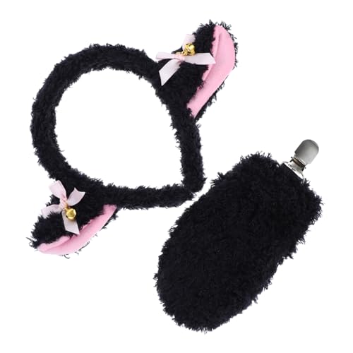 Healvian Lammkostüm für Süßes Lammohren Stirnband und Realistische Tier Verkleidungsaccessoires für Cosplay und Halloween Feiern von Healvian