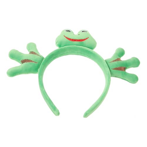 Healvian Lustiges Frosch Haarreif Plüsch Kopfschmuck Cartoon Kostüm Party Foto Requisite Mädchen Frauen Healvian Lustiges Frosch Haarreif Plüsch Kopfschmuck Cartoon Kostüm Party Foto Requisite Mädchen Frauen von Healvian