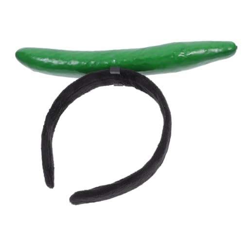 Healvian Lustiges Haarband mit Gurken Design Vielseitiges Stirnband für Halloween Cosplay Partydekorationen und Stilvolle Damen Haarreifen Healvian Lustiges Haarband mit Gurken Design Vielseitiges Stirnband für Halloween Cosplay Partydekorationen und Stilvolle Damen Haarreifen von Healvian