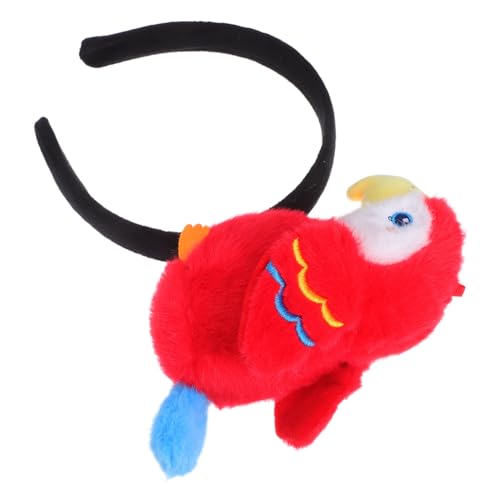 Healvian Lustiges Papageien-haarband Elastisch Leicht Zoo-stil Party-accessoire für Halloween Tiermotive Kinderfest Fotografieren von Healvian