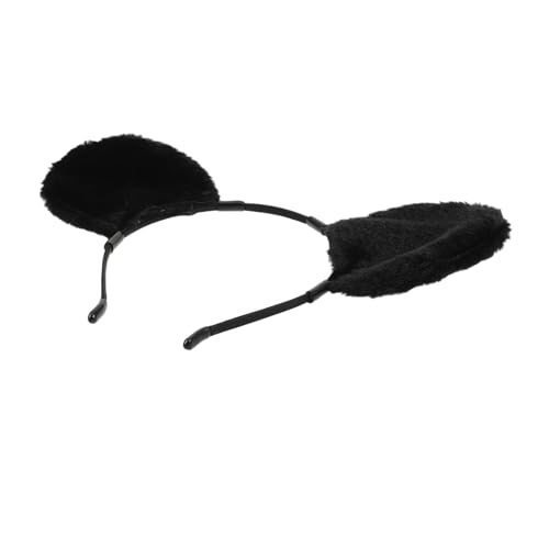 Healvian Mäuseohren Stirnband für Niedliches Rattenkostüm Zubehör für Halloween Geburtstagsfeiern und Karneval Bequemes und Weiches Plüschmaterial Schwarz Healvian Mäuseohren Stirnband für Niedliches Rattenkostüm Zubehör für Halloween Geburtstagsfeiern und Karneval Bequemes und Weiches Plüschmaterial Schwarz von Healvian