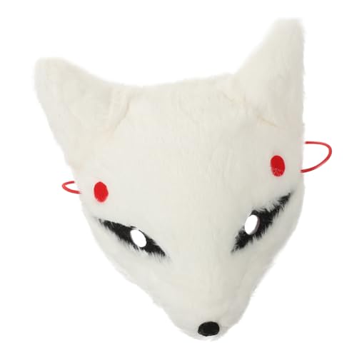 Healvian Maske Handgefertigte Cosplay Maske Für Damen Weiche Plüschmaske Für Maskerade Halloween Kostümpartys Für Fasching Kostümveranstaltungen Healvian Maske Handgefertigte Cosplay Maske Für Damen Weiche Plüschmaske Für Maskerade Halloween Kostümpartys Für Fasching Kostümveranstaltungen von Healvian