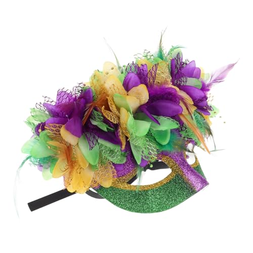 Healvian Masquerade Ball Federhalbschalenmaske Damen Kostümaccessoire Verstellbar für Faschingsparty Bühnenauftritt und Themenveranstaltungen Komfortabel und Auffällig Healvian Masquerade Ball Federhalbschalenmaske Damen Kostümaccessoire Verstellbar für Faschingsparty Bühnenauftritt und Themenveranstaltungen Komfortabel und Auffällig von Healvian