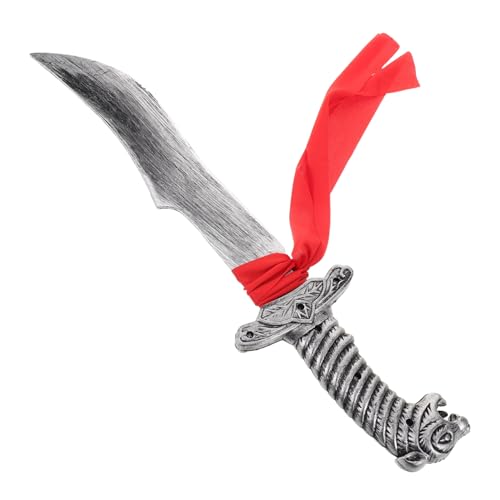 Healvian Medieval Kunststoff Spielzeugschwert Ritter Robust für Rollenspiel Piraten Kostüm Zubehör Halloween Party Accessoire von Healvian