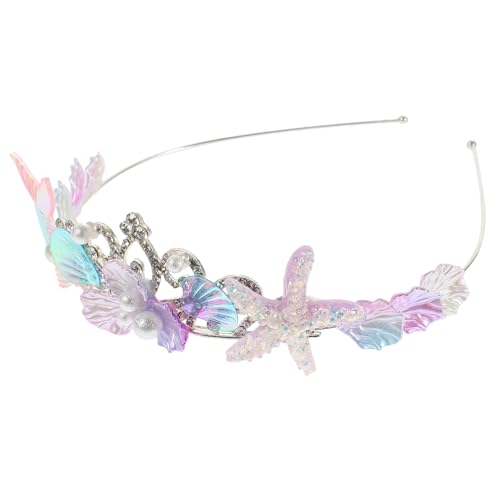 Healvian Meerjungfrau Haarschmuck Muschel Haarreif mit Strass Mädchen Kopfschmuck Karneval Halloween Party Kostüm Zubehör Healvian Meerjungfrau Haarschmuck Muschel Haarreif mit Strass Mädchen Kopfschmuck Karneval Halloween Party Kostüm Zubehör von Healvian