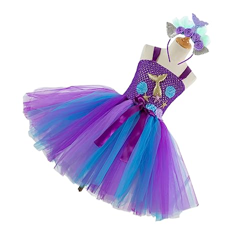 Healvian Meerjungfrauenrock für Tutu-Rock kleine Mädchen kleiden sich Meerjungfrau-Kleid Mädchenkleid prinzessinnen kleider princess dress Meerjungfrauenkleid für von Healvian