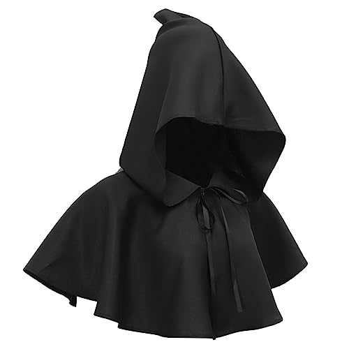 Healvian Mittelalterlicher Unisex Kapuzenhut aus Atmungsaktivem Polyester Winddicht und Langlebig für Halloween Renaissance Festivals Hexen Cosplay und Kostümpartys Einheitsgröße Healvian Mittelalterlicher Unisex Kapuzenhut aus Atmungsaktivem Polyester Winddicht und Langlebig für Halloween Renaissance Festivals Hexen Cosplay und Kostümpartys Einheitsgröße von Healvian