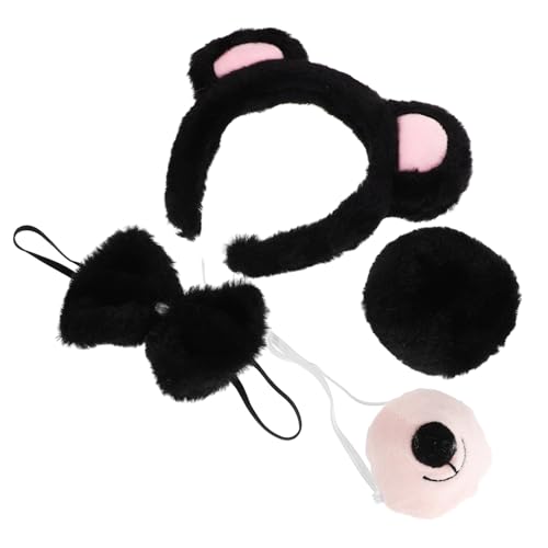 Healvian Niedliches Flauschiges Bärenohren Haarreif Plüsch Tierohren Haarband für Frauen Party Cosplay Kostüm Zubehör Stylisch für Halloween Themenfeiern Healvian Niedliches Flauschiges Bärenohren Haarreif Plüsch Tierohren Haarband für Frauen Party Cosplay Kostüm Zubehör Stylisch für Halloween Themenfeiern von Healvian
