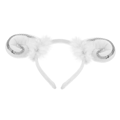 Healvian Schafohren-stirnband Schaf-ohren-haarreifen Halloween-kopfschmuck Tierkostüm-haarband Süßes Stirnband Für Cosplay Und Festivals Healvian Schafohren-stirnband Schaf-ohren-haarreifen Halloween-kopfschmuck Tierkostüm-haarband Süßes Stirnband Für Cosplay Und Festivals von Healvian
