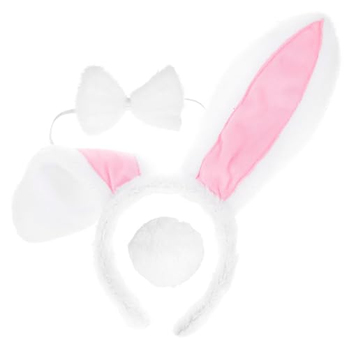 Healvian Osterhasen Kostüm Zubehör Set Hasenohren Haarreif Fliege und für Karneval Cosplay und Festlichkeiten für Ostern und Partys Healvian Osterhasen Kostüm Zubehör Set Hasenohren Haarreif Fliege und für Karneval Cosplay und Festlichkeiten für Ostern und Partys von Healvian