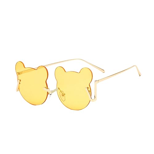 Healvian Partybrille Fotorequisite trendy randlos geformt sonnenbrillen sonnenrbille partybrillen sonnenschutzbrille unikal decor schnapsgläser Partybrille tragen Party Yellow Healvian Partybrille Fotorequisite trendy randlos geformt sonnenbrillen sonnenrbille partybrillen sonnenschutzbrille unikal decor schnapsgläser Partybrille tragen Party Yellow von Healvian