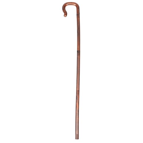 Healvian Personal Halloween Dekoration Verkleidungszubehör Halloween-Accessoire Kostümsammlung Halloween Zubehör Zauberstab für Erwachsene Hirtenstabkostüm Zuckerrohr Kostüm Plastik Golden von Healvian