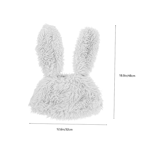 Healvian Plüsch Hasenohren Mütze Weiche Tiermütze Lustiger Bunny Hut Flauschiger Kaninchenhut für Frauen Freundinnen und Karnevalspaare Healvian Plüsch Hasenohren Mütze Weiche Tiermütze Lustiger Bunny Hut Flauschiger Kaninchenhut für Frauen Freundinnen und Karnevalspaare von Healvian