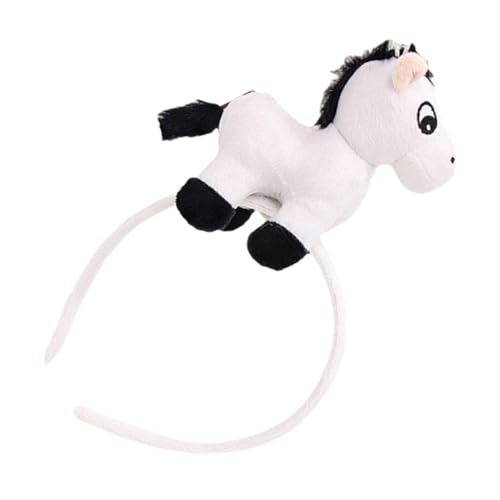 Healvian Plüsch Tier Haarband Pferd Cartoon Waschgesicht Stirnband Fadenschutz Fester für Erwachsene Party Make Up Zubehör Jahr Pferdes Healvian Plüsch Tier Haarband Pferd Cartoon Waschgesicht Stirnband Fadenschutz Fester für Erwachsene Party Make Up Zubehör Jahr Pferdes von Healvian