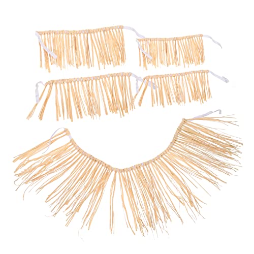 Healvian Raffia Rock für Luau Party Teiliges Hawaiianisches Kostümzubehör für Erwachsene für Tanzaufführungen und Festliche Anlässe Leicht und Healvian Raffia Rock für Luau Party Teiliges Hawaiianisches Kostümzubehör für Erwachsene für Tanzaufführungen und Festliche Anlässe Leicht und von Healvian
