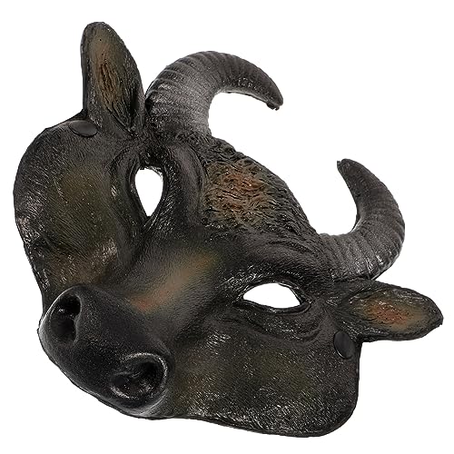 Healvian Realistische Bullkopfmaske für Halloween und Kostümpartys Kreative Tiermaske für Cosplay Dekoratives Accessoire für Unvergessliche Healvian Realistische Bullkopfmaske für Halloween und Kostümpartys Kreative Tiermaske für Cosplay Dekoratives Accessoire für Unvergessliche von Healvian