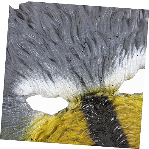 Healvian Realistische Wolf Kopf Maske aus PU Schaum Langlebig und für Halloween Karneval Maskenbälle und Cosplay Partys Geeignet für Tierkostüm Themen und Bühnenauftritte von Healvian