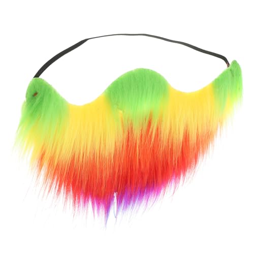 Healvian Realistischer Bunter Regenbogen Schnurrbart für Cosplay und Halloween Leicht zu Tragen Langlebig Kostümzubehör für Pride Partys und Festveranstaltungen Healvian Realistischer Bunter Regenbogen Schnurrbart für Cosplay und Halloween Leicht zu Tragen Langlebig Kostümzubehör für Pride Partys und Festveranstaltungen von Healvian