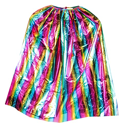 Healvian Regenbogenumhang Kap Cosplay Halloween-Umhang für Halloweenkostüm Prinzessin verkleiden Cape Halloween-Kostüme für festlicher Umhang Polyester (Polyester) von Healvian