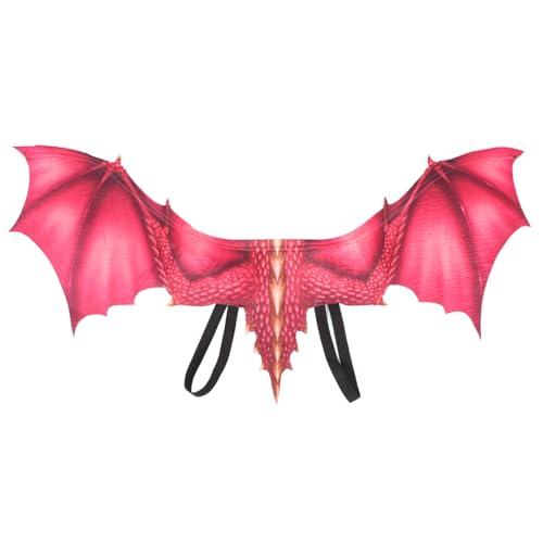 Healvian Rote Drachenflügel Erwachsene Cosplay für Halloween Party Kreative Kostümzubehör für Karneval und Themenfeiern Beeindruckendes Accessoire für Festivals Healvian Rote Drachenflügel Erwachsene Cosplay für Halloween Party Kreative Kostümzubehör für Karneval und Themenfeiern Beeindruckendes Accessoire für Festivals von Healvian