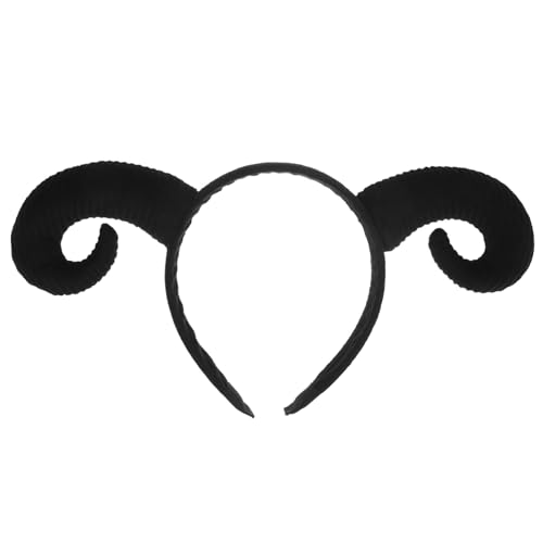 Healvian Schafhorn-Haarband Halloween-Kostüm Gothic-Antilope Tierkopfbedeckung Für Halloween-Kostüm Cosplay Foto-Requisiten Healvian Schafhorn-Haarband Halloween-Kostüm Gothic-Antilope Tierkopfbedeckung Für Halloween-Kostüm Cosplay Foto-Requisiten von Healvian