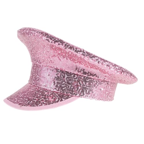 Healvian Sequin Captain Hat Damen Sommerhut mit Breiter Krempe Leichter Polyester Sonnenhut Atmungsaktiv Strapazierfähig für Kostüm Segelparty und Outdoor Aktivitäten Verstellbar Healvian Sequin Captain Hat Damen Sommerhut mit Breiter Krempe Leichter Polyester Sonnenhut Atmungsaktiv Strapazierfähig für Kostüm Segelparty und Outdoor Aktivitäten Verstellbar von Healvian