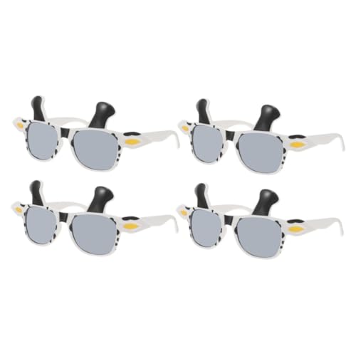 Healvian Silvesterbrille 4 Stück Tier-kuh-karnevalsbrillen Dekorative Brillen Für Partys Und Veranstaltungen Healvian Silvesterbrille 4 Stück Tier-kuh-karnevalsbrillen Dekorative Brillen Für Partys Und Veranstaltungen von Healvian