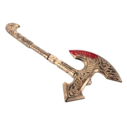 Healvian Simulierte Waffenprops -Requisiten Halloween Axe Prop Halloween-partygeschenk Simulierte Filmrequisiten Gefälschter Axtkopf Golden Plastik Healvian Simulierte Waffenprops -Requisiten Halloween Axe Prop Halloween-partygeschenk Simulierte Filmrequisiten Gefälschter Axtkopf Golden Plastik von Healvian