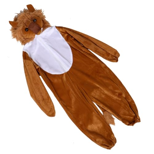Healvian Tierkostüme für Löwenkostüm für kleines Mädchen Löwen Kostüm Cosplay -Lieferungen Löwenkostüm für Cartoon-Kostüm für Kleinkind Polyester Gelb von Healvian