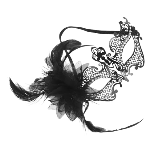 Healvian Venezianische Halbmaske Metall mit Strassverzierungen für Karneval Kostümpartys Requisite für Halloween Bälle Cosplay Veranstaltungen Sicherer Sitz Healvian Venezianische Halbmaske Metall mit Strassverzierungen für Karneval Kostümpartys Requisite für Halloween Bälle Cosplay Veranstaltungen Sicherer Sitz von Healvian
