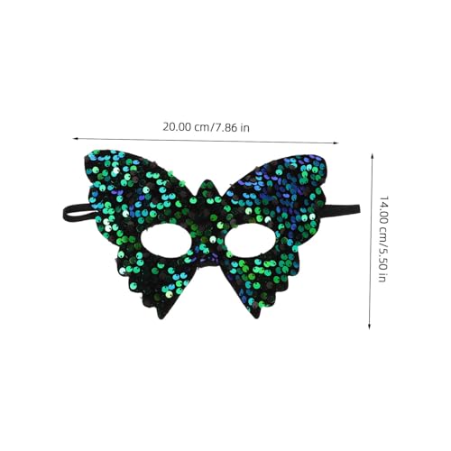 Healvian Venezianische Masquerade Ball Maske mit Schimmernden Pailletten Schmetterlingsdesign Party und Karnevalsmaske für Herren und Damen für Maskenbälle Mardi Gras und Kostümfeiern von Healvian