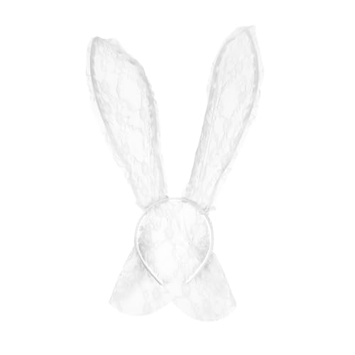 Healvian Weißes Spitzen hasenohren Haarband Leichtes Party Kopfschmuck mit Rutschfestem Sitz Originelles Tanz Cosplay Accessoire für Frauen Mädchen Dekoratives Foto Requisit Healvian Weißes Spitzen hasenohren Haarband Leichtes Party Kopfschmuck mit Rutschfestem Sitz Originelles Tanz Cosplay Accessoire für Frauen Mädchen Dekoratives Foto Requisit von Healvian