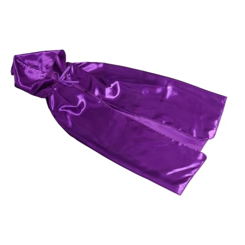 Healvian Witch's Schal -umhang Halloween-hexenumhang Halloween-umhänge Umhang Für Bühnenauftritte Praktische Umhangstütze Halloween-mantelverzierung Halloween-foto-requisite Violett Satin von Healvian