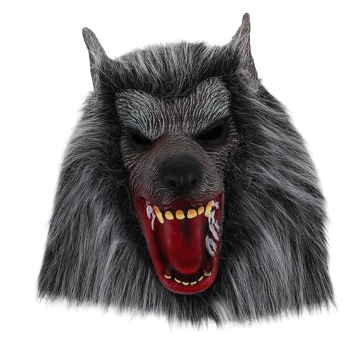 Healvian Wolf Mask Halloween Atmungsaktive für Erwachsene Gruselige Werwolf für Kostümpartys und Halloween Deko Leicht und Sicher zu Tragen Healvian Wolf Mask Halloween Atmungsaktive für Erwachsene Gruselige Werwolf für Kostümpartys und Halloween Deko Leicht und Sicher zu Tragen von Healvian