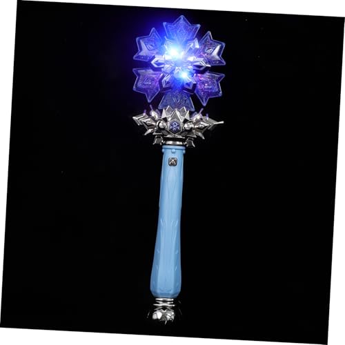 Healvian Zauberstab sprühen Schneeflockenstab zum Leuchten bringen Für Und Prinzessin Mädchen Schneeflocken- Schneeflocke Zauberstab für Cosplay Partystäbe Plastik Blau Healvian Zauberstab sprühen Schneeflockenstab zum Leuchten bringen Für Und Prinzessin Mädchen Schneeflocken- Schneeflocke Zauberstab für Cosplay Partystäbe Plastik Blau von Healvian