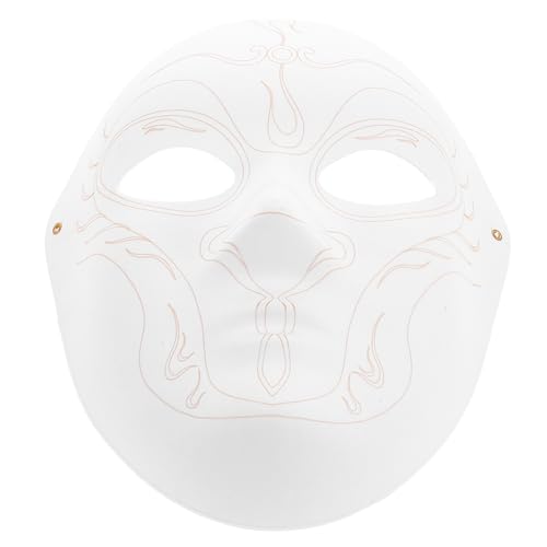 Healvian Zellstoff-Maske leere weiße Vollmaske DIY unbemalte Maskerademaske Masken zum Bemalen Halloween-Maske unbemalte Gesichtsmaske Halloween-Gesichtsmaske leere Graffiti-Masken Healvian Zellstoff-Maske leere weiße Vollmaske DIY unbemalte Maskerademaske Masken zum Bemalen Halloween-Maske unbemalte Gesichtsmaske Halloween-Gesichtsmaske leere Graffiti-Masken von Healvian