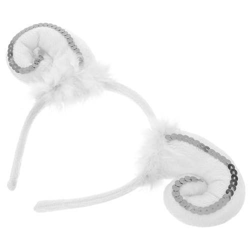 Healvian tierisches Stirnband für Schaf Cosplay Karikatur Tierohren Hörner Stirnbänder Kind tier haarreif tierhaarreifen weihnachts-haarreif Haarband Katzenohren Stirnband Stoff Weiß Healvian tierisches Stirnband für Schaf Cosplay Karikatur Tierohren Hörner Stirnbänder Kind tier haarreif tierhaarreifen weihnachts-haarreif Haarband Katzenohren Stirnband Stoff Weiß von Healvian