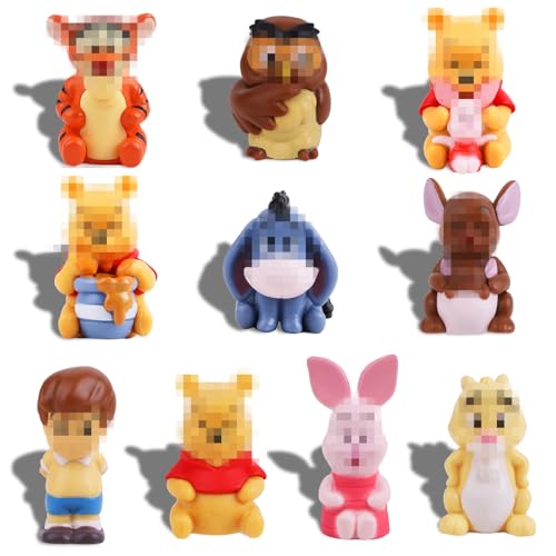 10 Stück Bear Figuren Tortendeko, Tragen Tortendeko Geburtstag Deko Happy Birthday Tortenaufleger Kuchen Dekoration Geburtstag Party Cake Topper für Mädchen Jungen Kinder 10 Stück Bear Figuren Tortendeko, Tragen Tortendeko Geburtstag Deko Happy Birthday Tortenaufleger Kuchen Dekoration Geburtstag Party Cake Topper für Mädchen Jungen Kinder von Heartsking