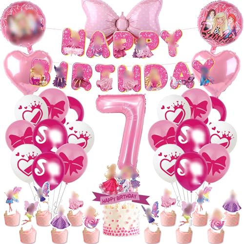 Heartsking 38 Stück Prinzessin Geburtstag Deko Set für Mädchen 7 Jahre, Luftballon Prinzessin Tortendeko, Geburtstag Party Deko Set für Mädchen Heartsking 38 Stück Prinzessin Geburtstag Deko Set für Mädchen 7 Jahre, Luftballon Prinzessin Tortendeko, Geburtstag Party Deko Set für Mädchen von Heartsking