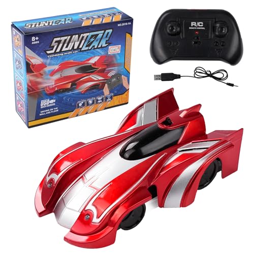 Heaveant Ferngesteuertes Auto, Ferngesteuertes Wand Klettern Off Road Drift RC Auto USB Wiederaufladbare mit LED Licht für Jungen Mädchen von Heaveant