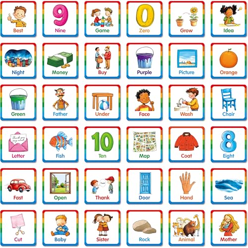 Memory Matching Game, 72 PCS Sight Words Matching Cards for Kids, 36 Pairs Memory Cards, Educational Toy for Children to Learn Sight Words 5+ Years Old Memory Matching Game, 72 PCS Sight Words Matching Cards for Kids, 36 Pairs Memory Cards, Educational Toy for Children to Learn Sight Words 5+ Years Old von Hebayy