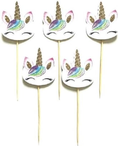 24pcs Cocktailstecher - Tortenstecher - Cupcakes - Unicorn - von Heble 24pcs Cocktailstecher - Tortenstecher - Cupcakes - Unicorn - von Heble von Heble