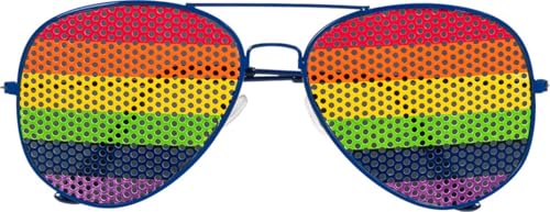 Partybrille - Regenbogen - Stolz - Erwachsene - Festival - Karneval - ab Heble von Heble