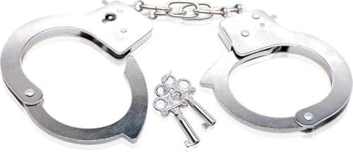 Spielen Sie Handschellen verchromt - mit 2 Schlüsseln - für optimale Sicherheit - von Heble von Heble