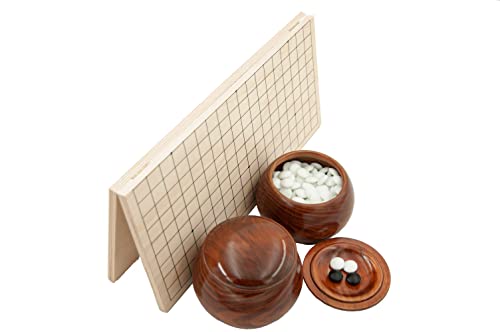 Hebsacker Verlag - Go-Set »Standard« mit Holz-Klappbrett, Glassteinen und Holzdosen Hebsacker Verlag - Go-Set »Standard« mit Holz-Klappbrett, Glassteinen und Holzdosen von Hebsacker Verlag