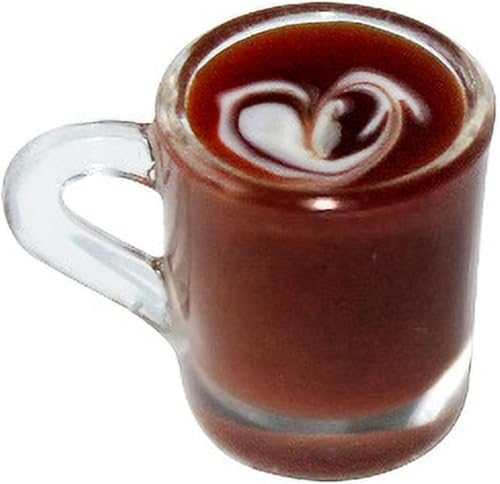 1 x braune Miniatur-Kaffeetasse, Modell-Puppenhaus-Zubehör, Weihnachts- und Geburtstagsgeschenke für Frauen, Freunde, Jungen, Mädchen, Ornament, Puppenhaus-Dekoration, Mini-Dekoration, 1 x braune Miniatur-Kaffeetasse, Modell-Puppenhaus-Zubehör, Weihnachts- und Geburtstagsgeschenke für Frauen, Freunde, Jungen, Mädchen, Ornament, Puppenhaus-Dekoration, Mini-Dekoration, von Hehglng